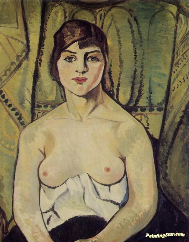 Self-portrait Artwork by Suzanne Valadon