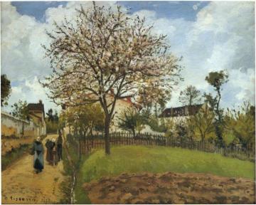 Landscape at Louveciennes Artwork by Camille Pissarro