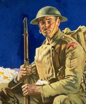 A Grenadier Guardsmen Artwork by Sir William Orpen