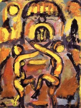 African Dance Artwork by Georges Rouault