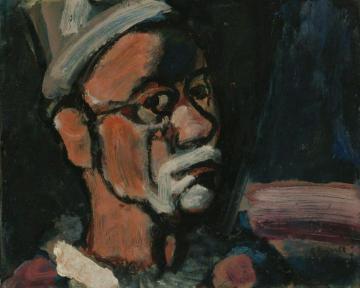 Pitre aux Lunettes Artwork by Georges Rouault