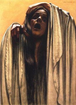 The Wave 7 Artwork by Carlos Schwabe