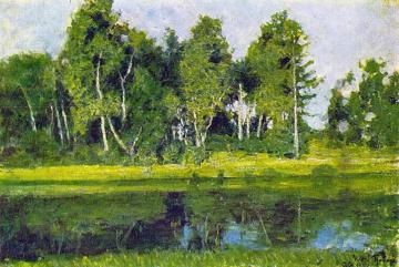 Pond In Abramtsevo Artwork by Igor Grabar