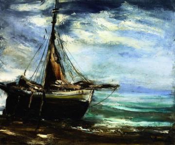 Boat Artwork by Maurice De Vlaminck