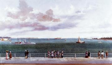 Bombardment Of Fort Sumter, Charleston Harbor, Charleston, South Carolina, 1863 Artwork by William Aiken Walker