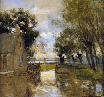 Summer Evening Artwork by Johan Hendrik Weissenbruch