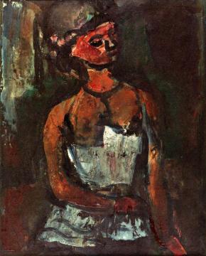 Circus Girl Artwork by Georges Rouault