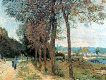 The Seine at Marly Artwork by Alfred Sisley