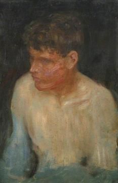 Portrait of a Boy Artwork by Henry Scott Tuke