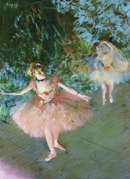 Dancers on Set Artwork by Edgar Degas