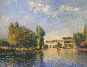 The Loing At Moret Artwork by Alfred Sisley