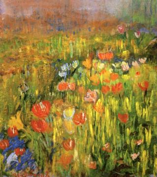 Poppies Artwork by Robert Vonnoh