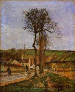 Near Pointoise Artwork by Camille Pissarro
