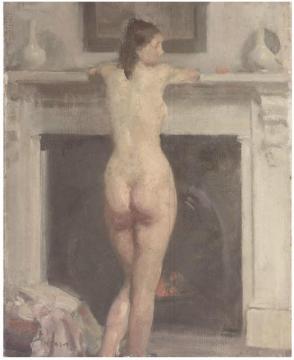 Keeping warm Artwork by Walter Ernest Webster