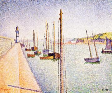 The Port of Pontrieux Artwork by Paul Signac