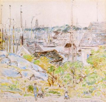 The Harbor of a Thousand Masts, Gloucester Artwork by Frederick Childe Hassam