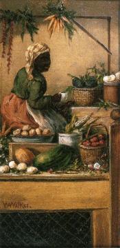 Charleston Vegetable Woman Artwork by William Aiken Walker