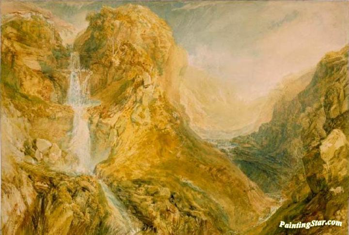 Mossdale Fall Artwork by Joseph Mallord William Turner