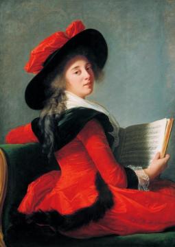 La Baronne De Crussol Artwork by Elisabeth Vigee Le Brun