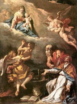Pope Gregory The Great Saving The Souls Of Purgatory Artwork by Sebastiano Ricci