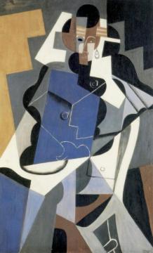 Woman Seated Artwork by Juan Gris