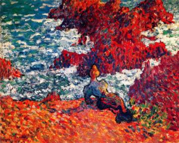 Madame Valtat At Agay Artwork by Louis Valtat