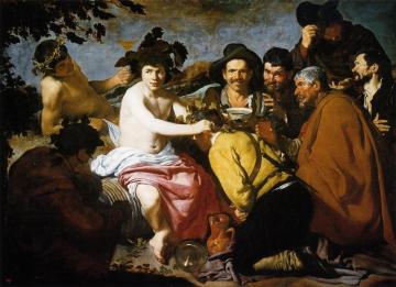 Bacchus Aka "the Drunken" Artwork by Diego Velazquez
