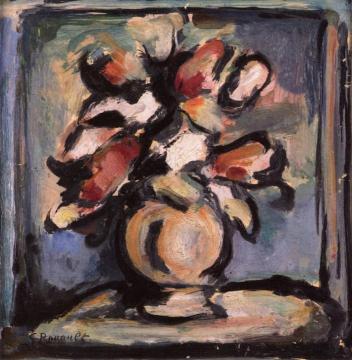 Decorative Flowers Artwork by Georges Rouault