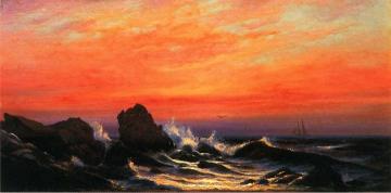 Rocky Coast Artwork by Francis Augustus Silva