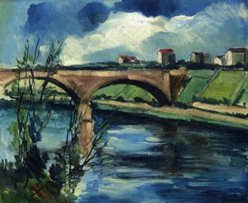 The Bridge At Chatou Artwork by Maurice De Vlaminck