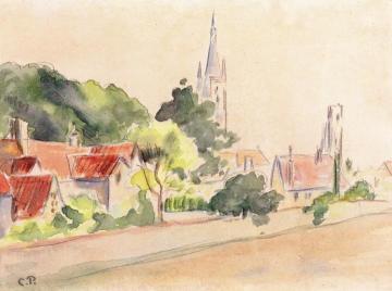 All Saint's Church, Beulah Hill Artwork by Camille Pissarro