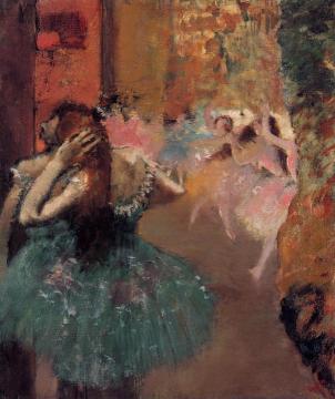 Ballet Scene Artwork by Edgar Degas