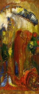 The Sermon Artwork by Odilon Redon