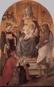 Madonna del Ceppo Artwork by Fra Filippo Lippi