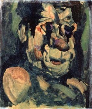 Man's Head Artwork by Georges Rouault