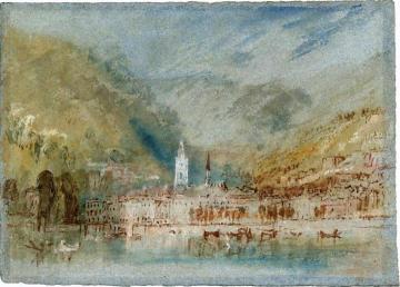 Caudebec-en-Caux from the River Artwork by Joseph Mallord William Turner