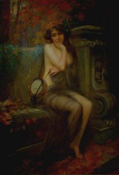 The Muse Of Autumn Artwork by Delphin Enjolras