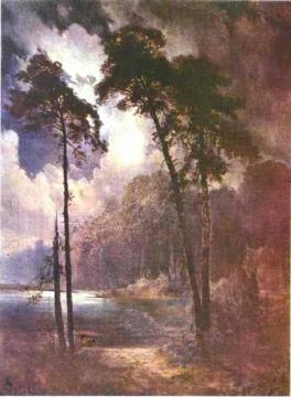 Summer Night Artwork by Alexei Kondratevich Savrasov