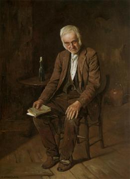 Meditation Artwork by Charles Spencelayh