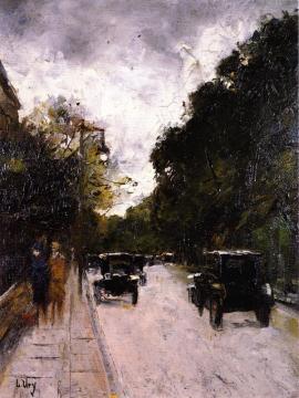 Lennéstraße Artwork by Lesser Ury