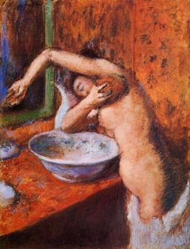Woman Washing Herself Artwork by Edgar Degas