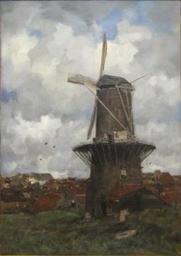 The Windmill Artwork by Jacob Maris