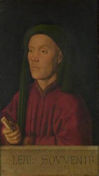 Portrait Of A Man Artwork by Jan van Eyck