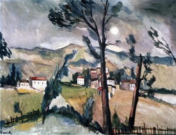 A Village Artwork by Maurice De Vlaminck