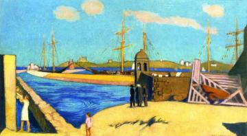 Roscoff La Tournelle Marie Stuart, Au Fond La Chapelle Sante Barbe Artwork by Maurice Denis