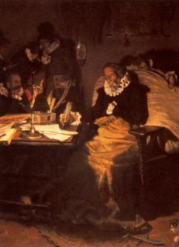 Puesto Ya El Pie En El Estribo Artwork by Antonio Muñoz Degrain