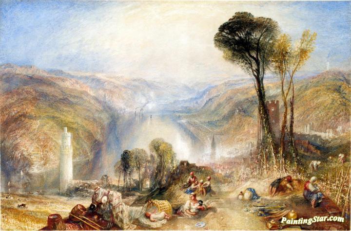 Oberwesel Artwork by Joseph Mallord William Turner