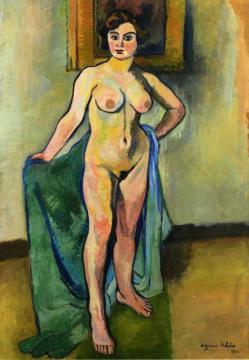 Large Nude With Painting Artwork by Suzanne Valadon