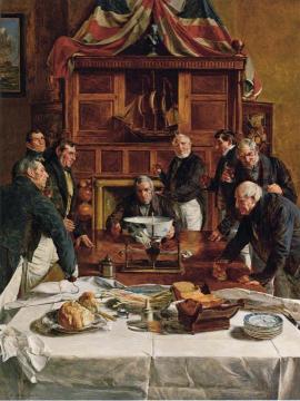 The Skipper's Birthday Artwork by Walter Dendy Sadler