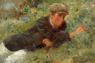 Bluebells Artwork by Henry Scott Tuke